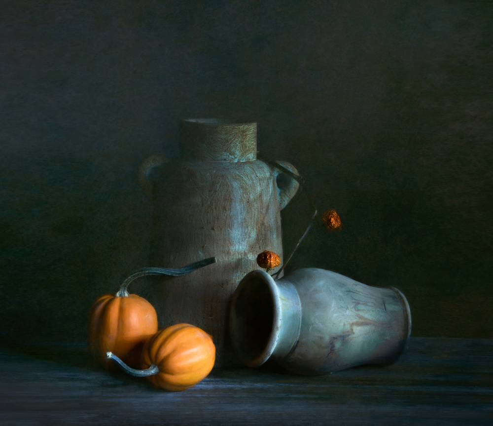 Pumpkin &amp; Vase von Catherine W.