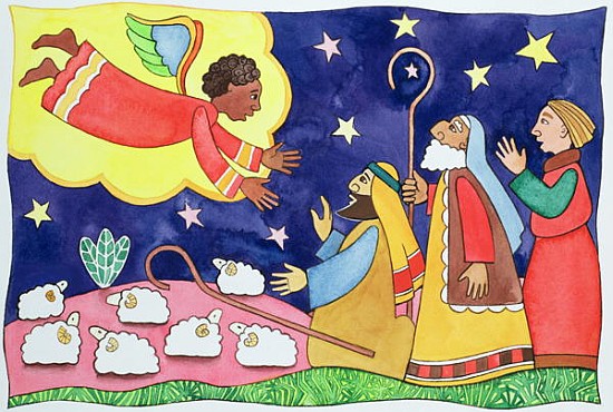 Annunciation to the Shepherds  von Cathy  Baxter