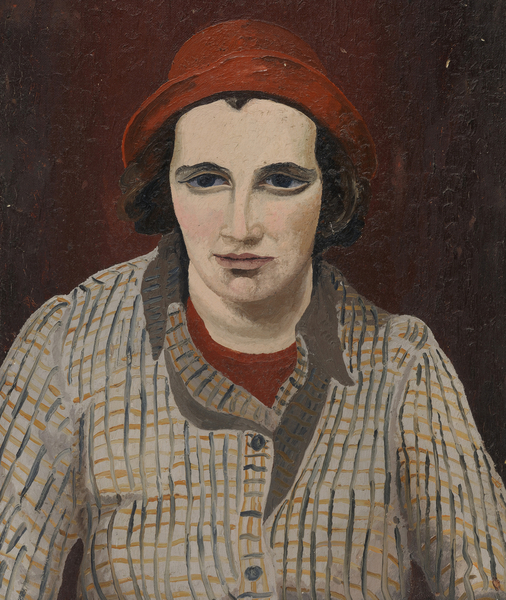 Portrait of Denise Broadley von Cedric Morris