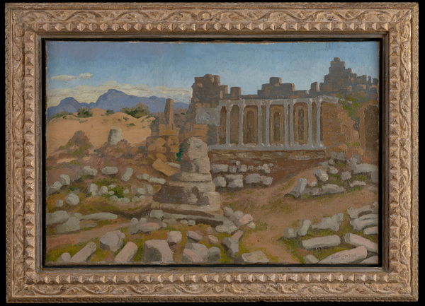 Ruined Temple, Side, Turkey von Cedric Morris