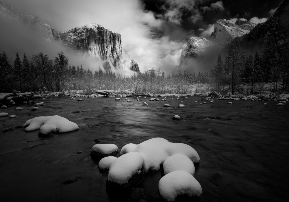 Snow in Yosemite von Chao Feng 天馬