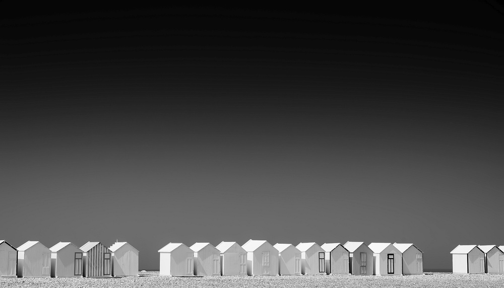 Beach huts von Charles Abescat