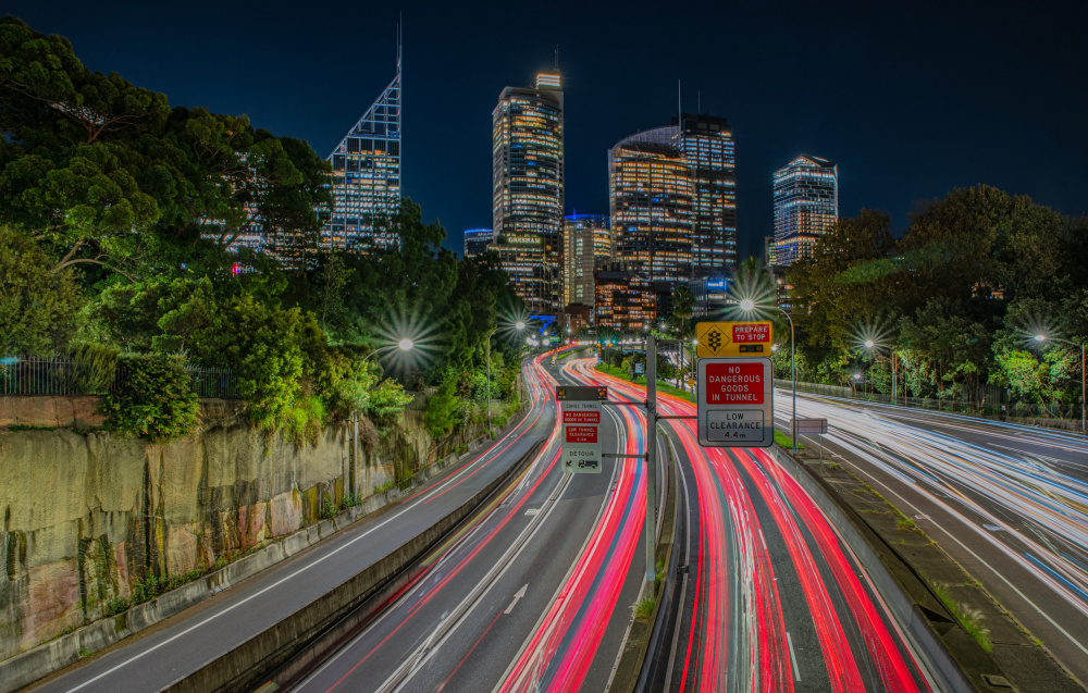 Light Trails von Chennichetty Natarajan