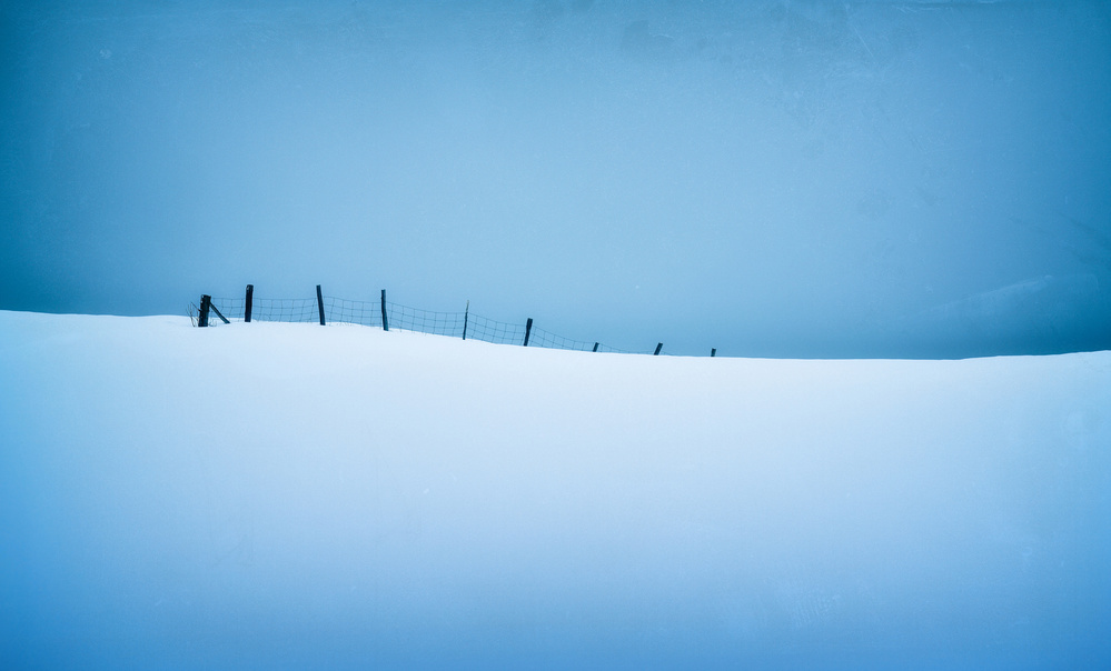 Clôture ... à neige von Christian Duguay