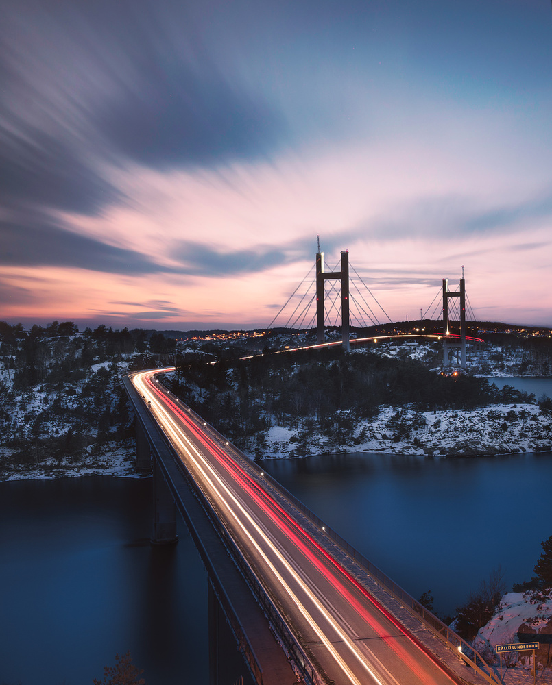 Tjörn bridge Sweden von Christian Lindsten