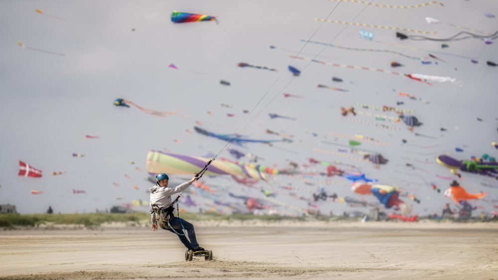 Landkiteboarder von Christiane Heggemann