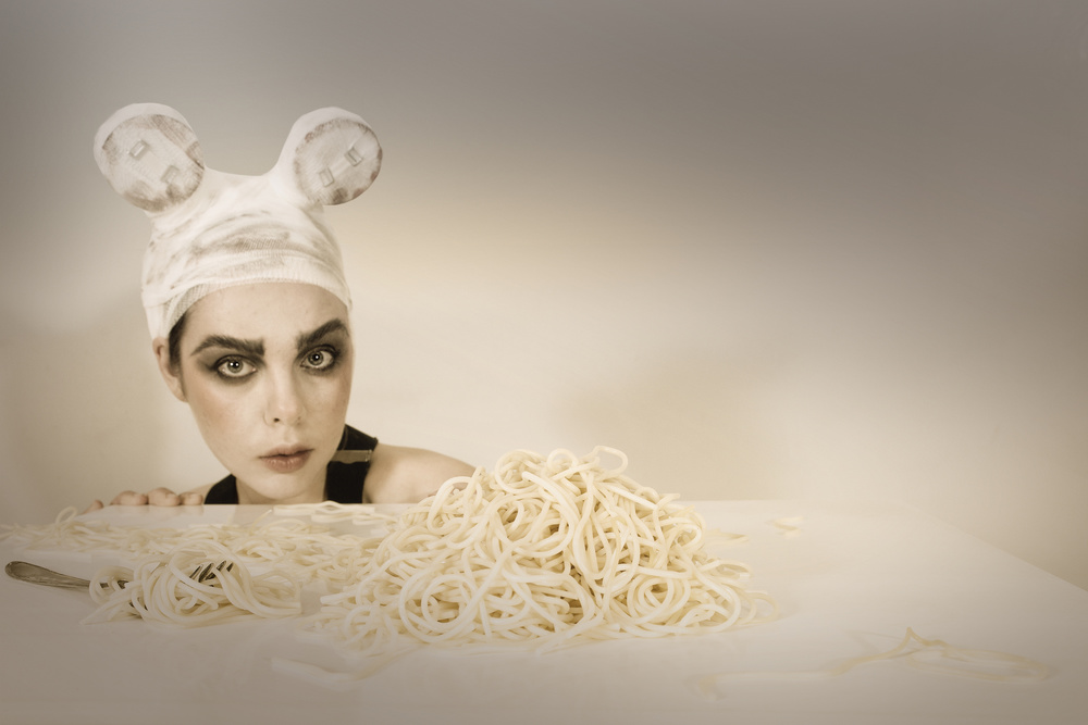 The mouse who loves spaghetti von Christine Von Diepenbroek