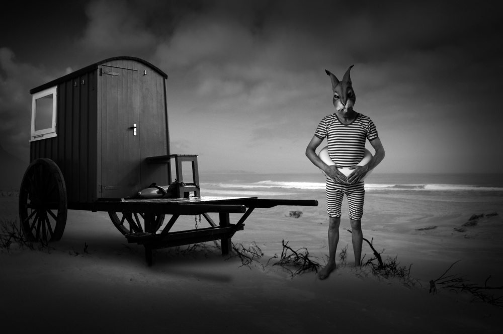 Mad bunny is a lifeguard von Christine Von Diepenbroek