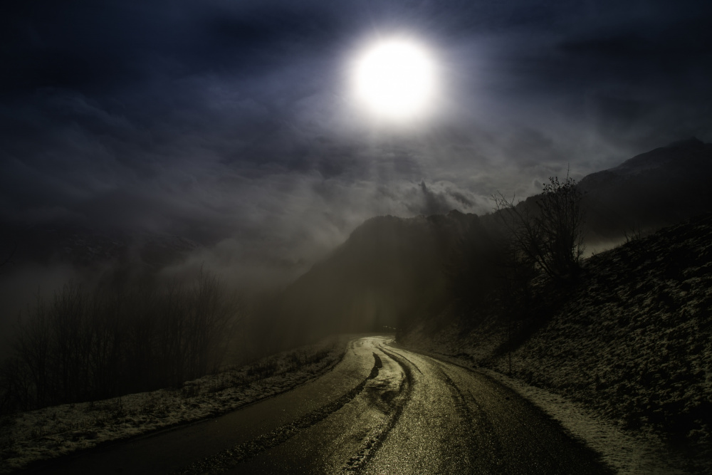 mountain road von Christophe Baudot