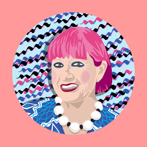 Zandra Rhodes von Claire Huntley