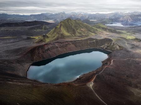 Blue lake