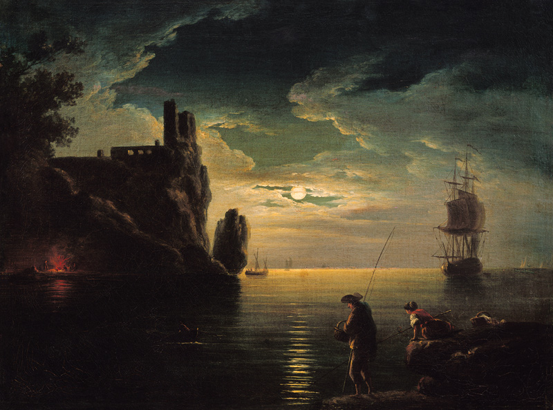 Evening Seascape von Claude Joseph Vernet