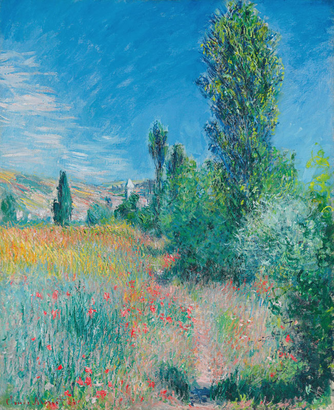 Landscape on Saint-Martin Island von Claude Monet