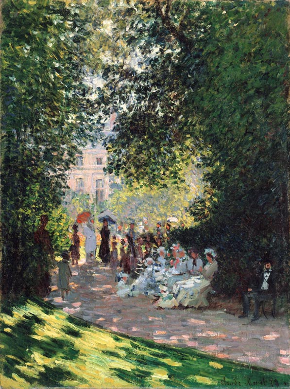 The Parc Monceau von Claude Monet