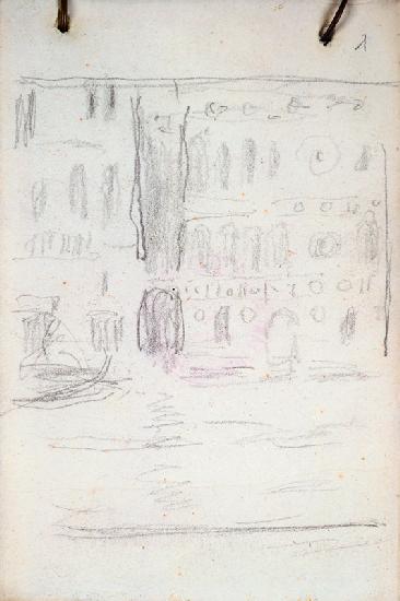 Sketch of Palazzo Dario