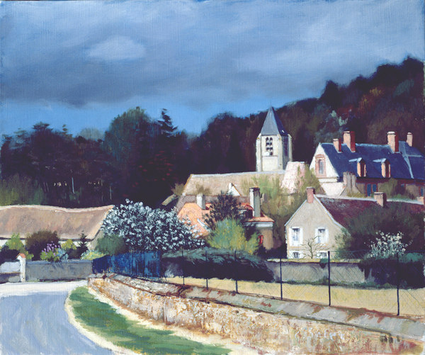 Village in the Ile-de-France von Claude Salez