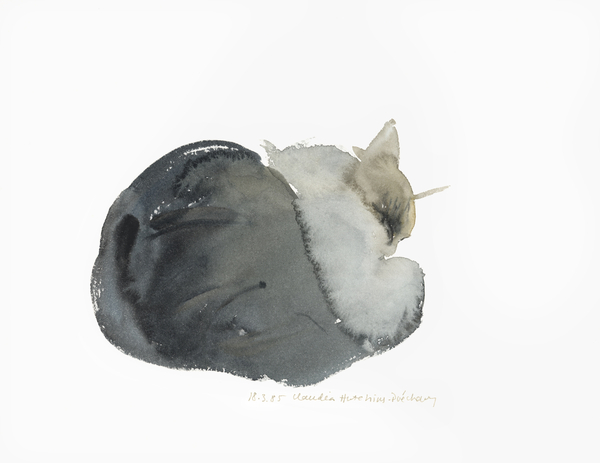 Sleeping cat von Claudia Hutchins-Puechavy