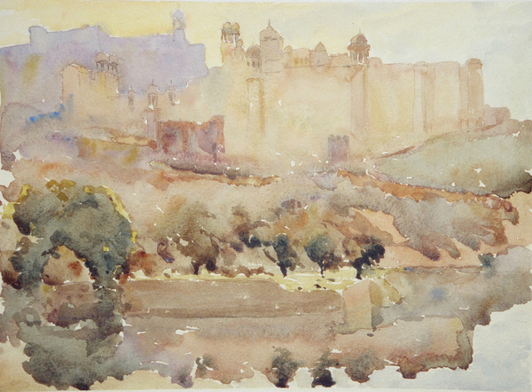 656 Amber fort, evening light von Clive Wilson