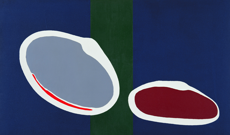 Go Discs II, 1999 (acrylic on canvas) (pair of 135005)  von Colin  Booth