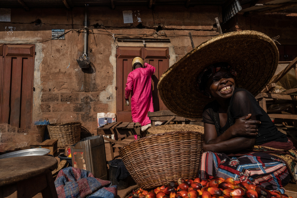 The African market von Corinne Spector