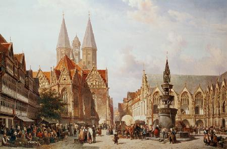 Market Scene at Braunschweig