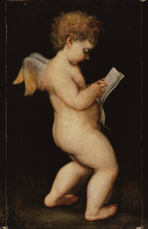 Lesende Putte von Correggio (eigentl. Antonio Allegri)