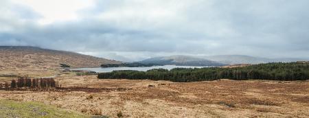 Panoramic View Of The Scottish Highlands