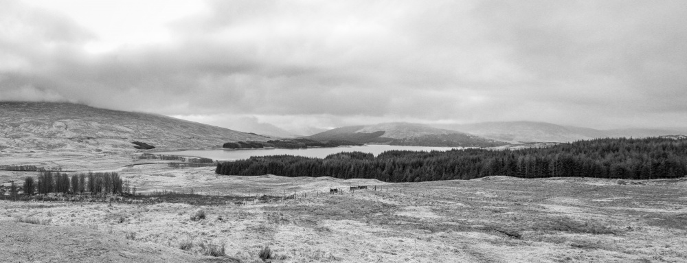 Panoramic View Of The Scottish Highlands von Dahlia Ambrose