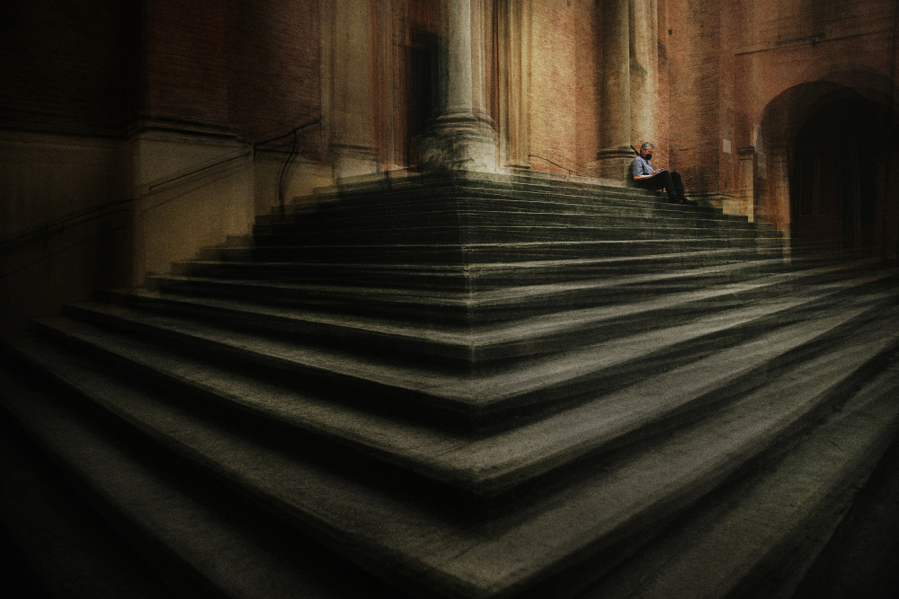 on the stairs von Damijan Sedevcic