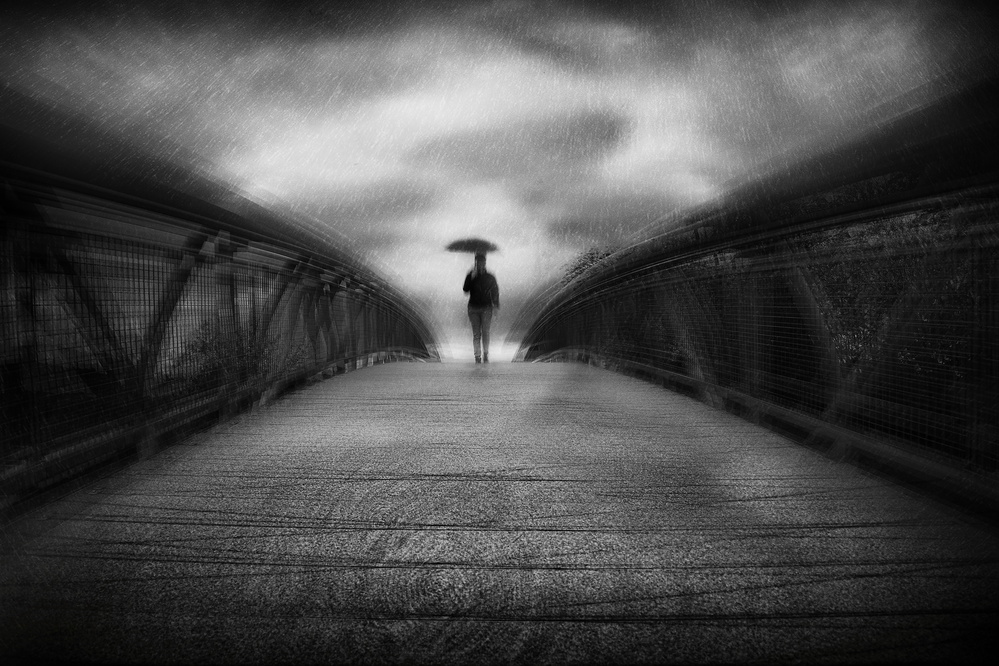 ...rainy bridge von Damijan Sedevcic