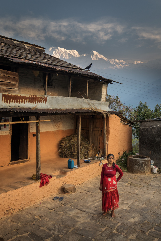 Himalaya Village von Dan Mirica