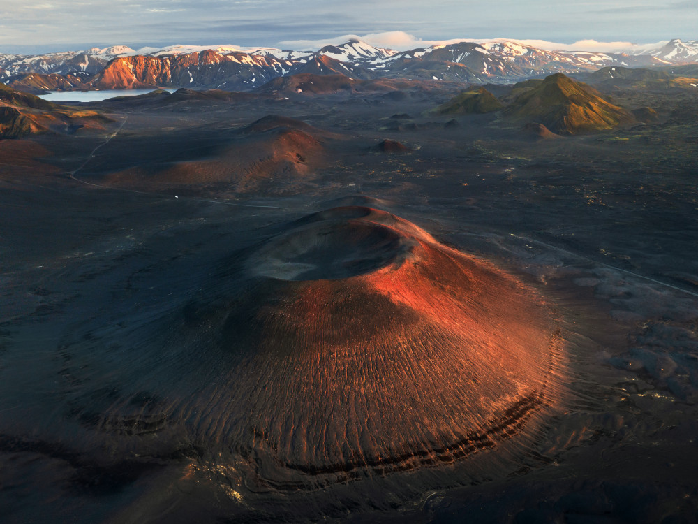 Glowing Craters - Iceland von Daniel Gastager