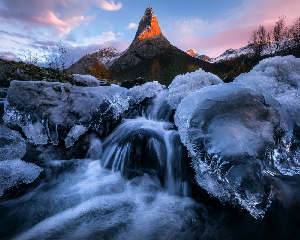 Autumn Sunset in Northern Norway von Daniel Gastager