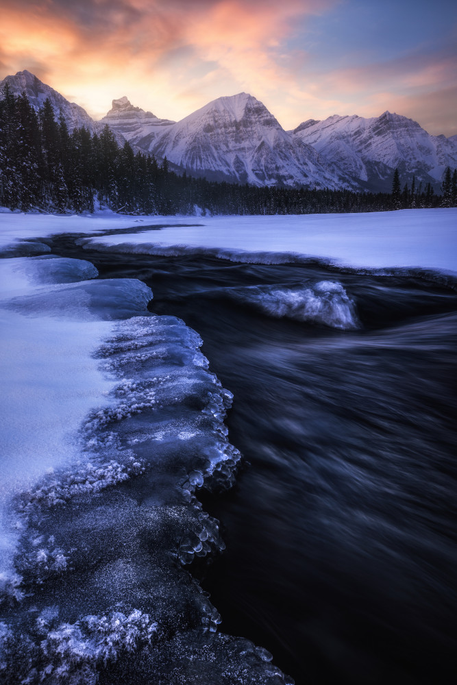 Jasper Winter Sunset von Daniel Gastager