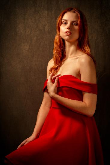 Red dress