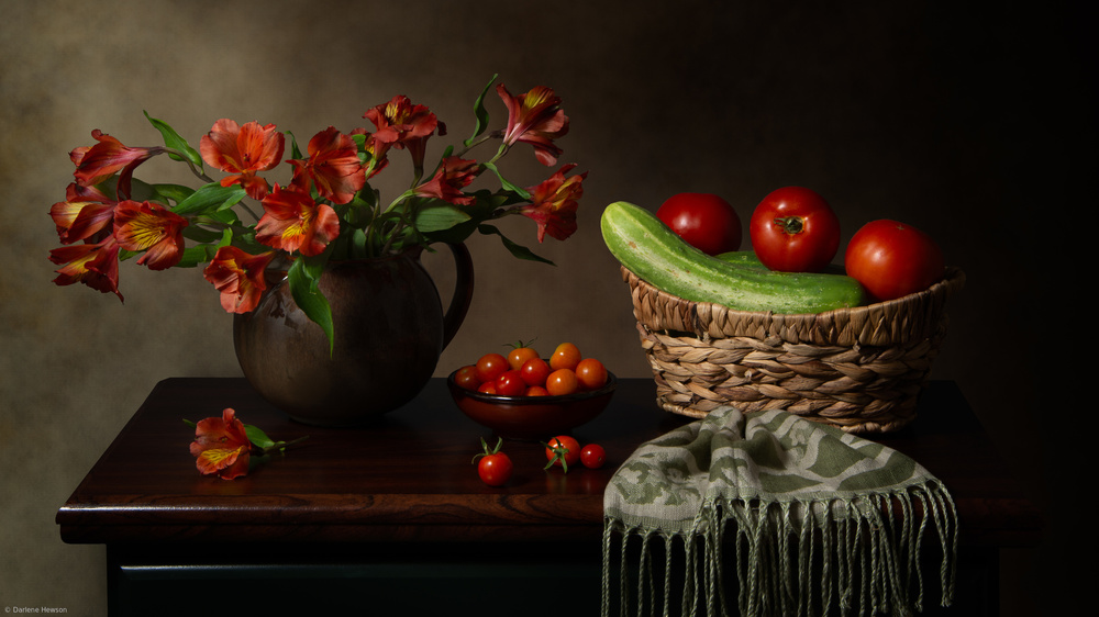 Tomatoes and Cucumbers von Darlene Hewson