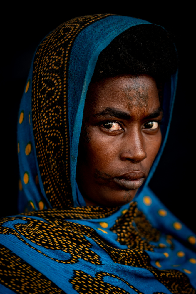 Woodabe woman Niger von David Dhaen