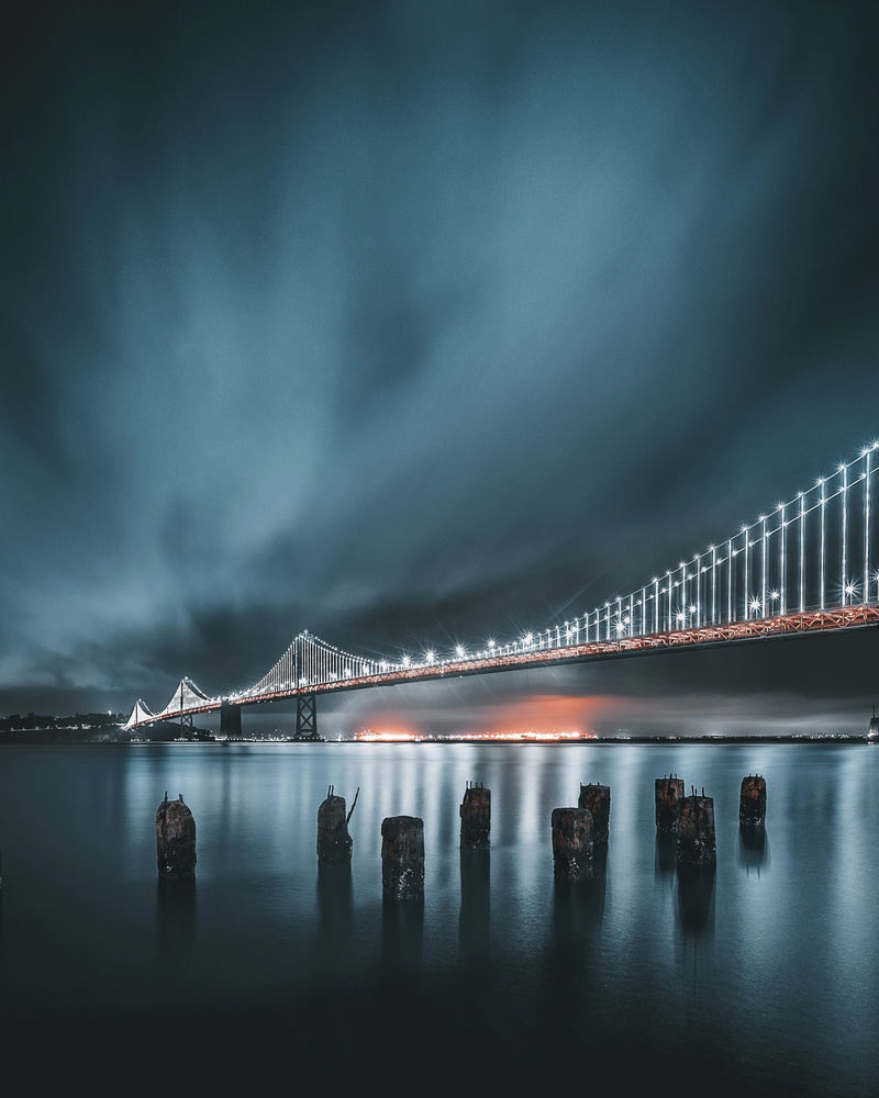 Icy Bay bridge von David George