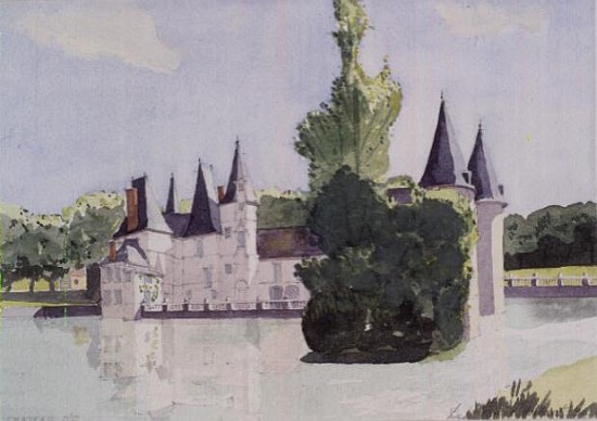 Chateau D''O, 1994 (w/c)  von David  Herbert