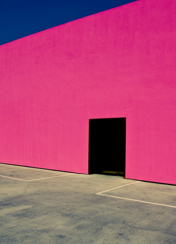 Shocking Pink Wall von David Jordan Williams