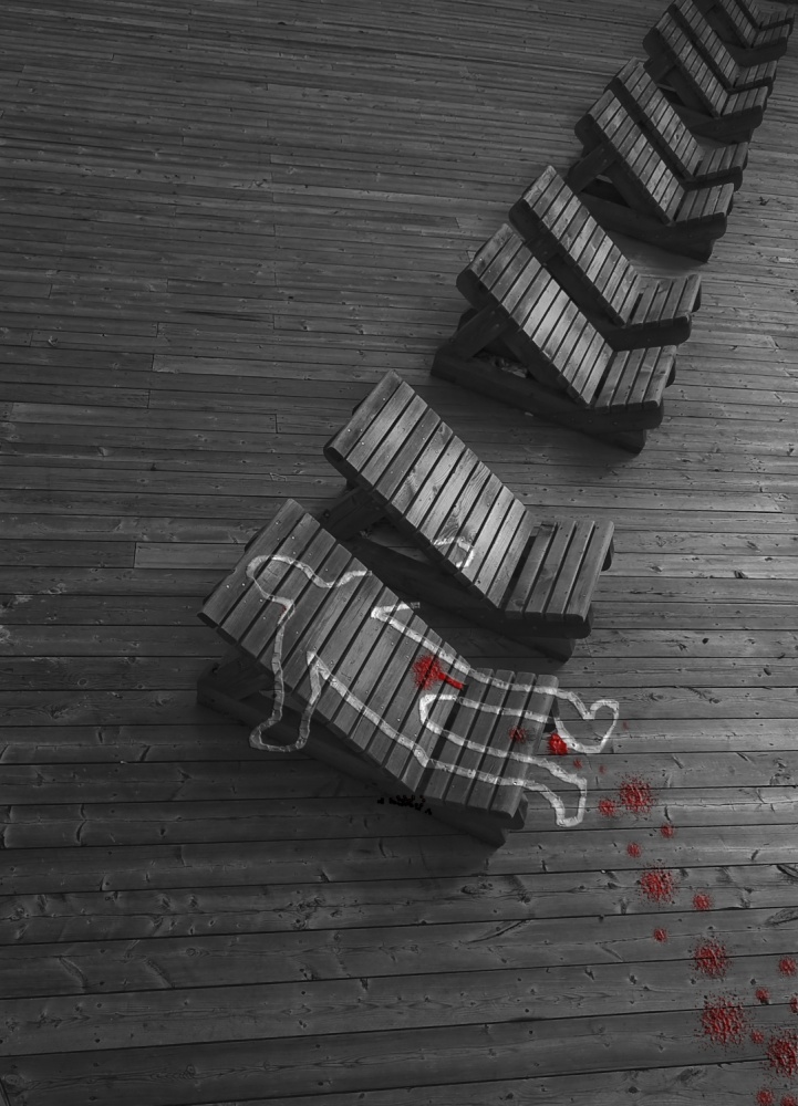 Crime scene von David Senechal Photographie (polydactyle)