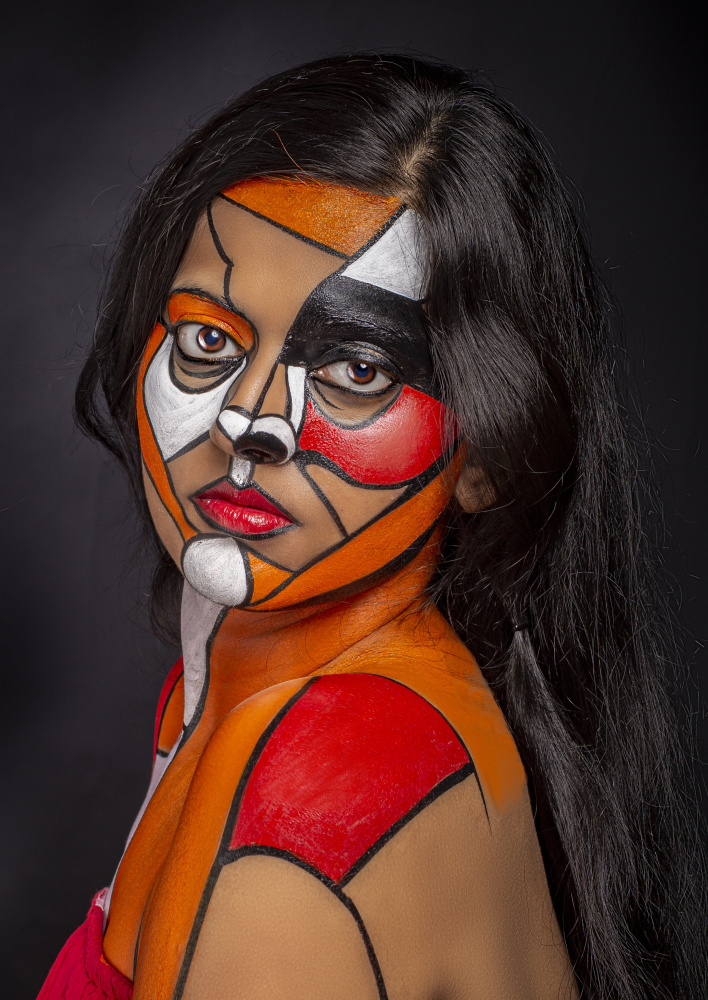 PAINTED  FACE von DEBASISH CHATTOPADHYAY