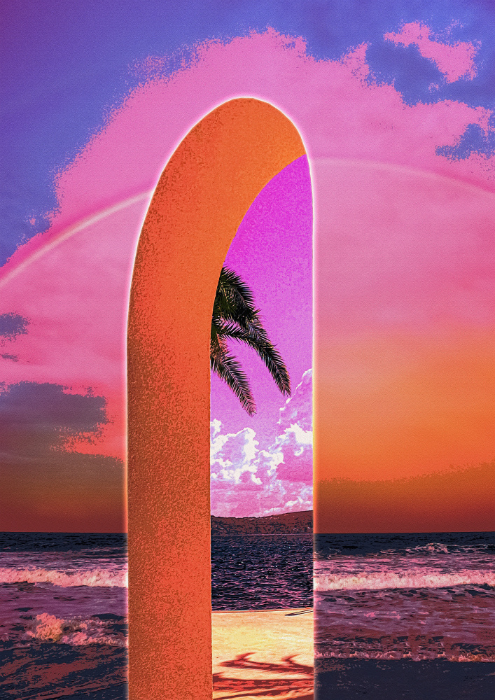 Portal Vaporwave von DEKIMBE MURRAY