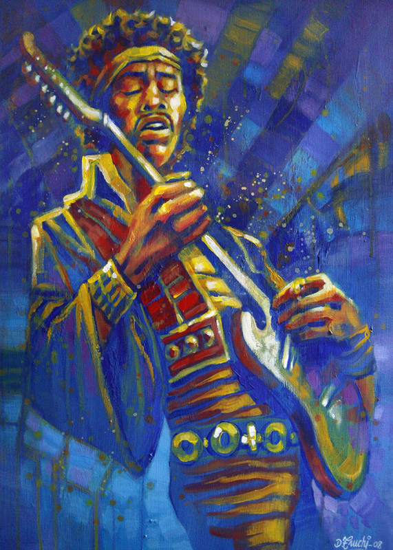 Jimi Hendrix - 2 von Denis Truchi