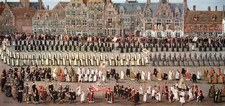 The Ommeganck in Brussels in 1615: Procession of Notre Dame de Sablon