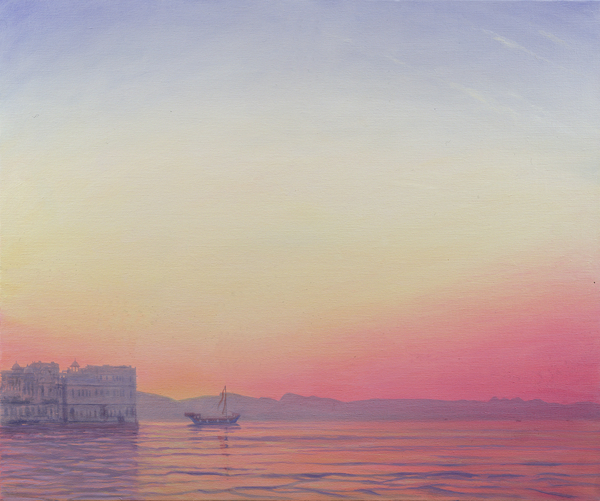 Sunset at Lake Palace, Udaipur von Derek Hare