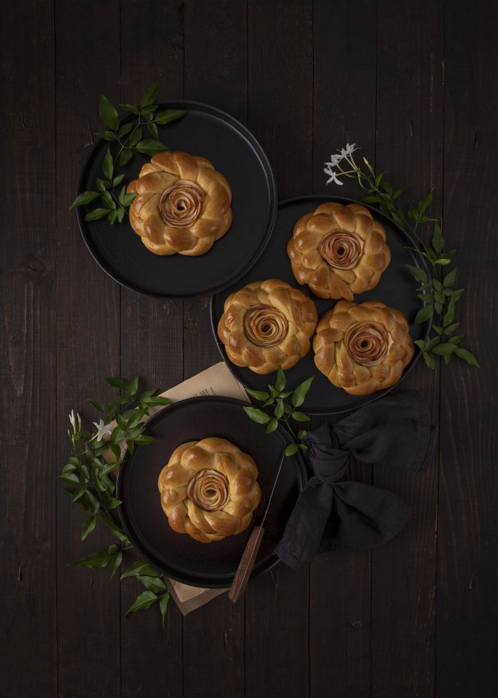 Apple cinnamon braided rolls von Diana Popescu