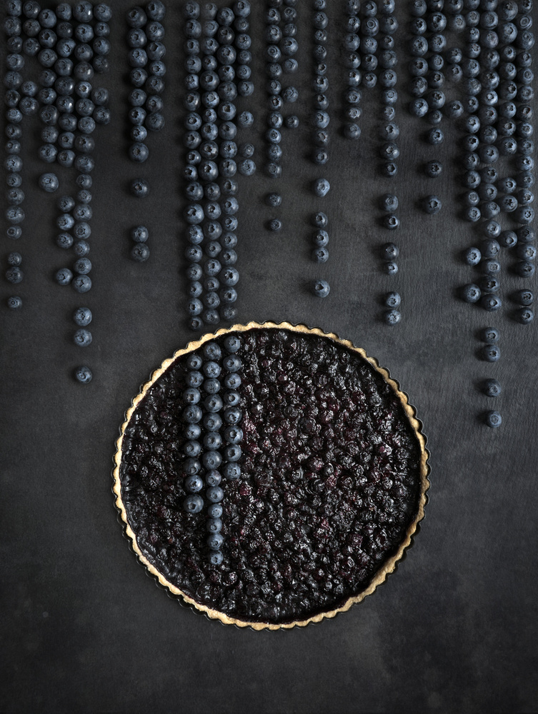 The blueberry pie von Diana Popescu