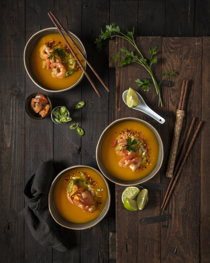 Vietnam food memories: Pumpkin soup with shrimps von Diana Popescu