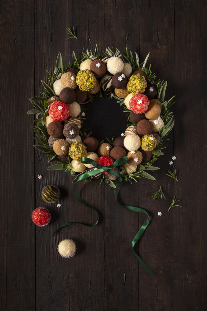 Truffles Christmas wreath von Diana Popescu